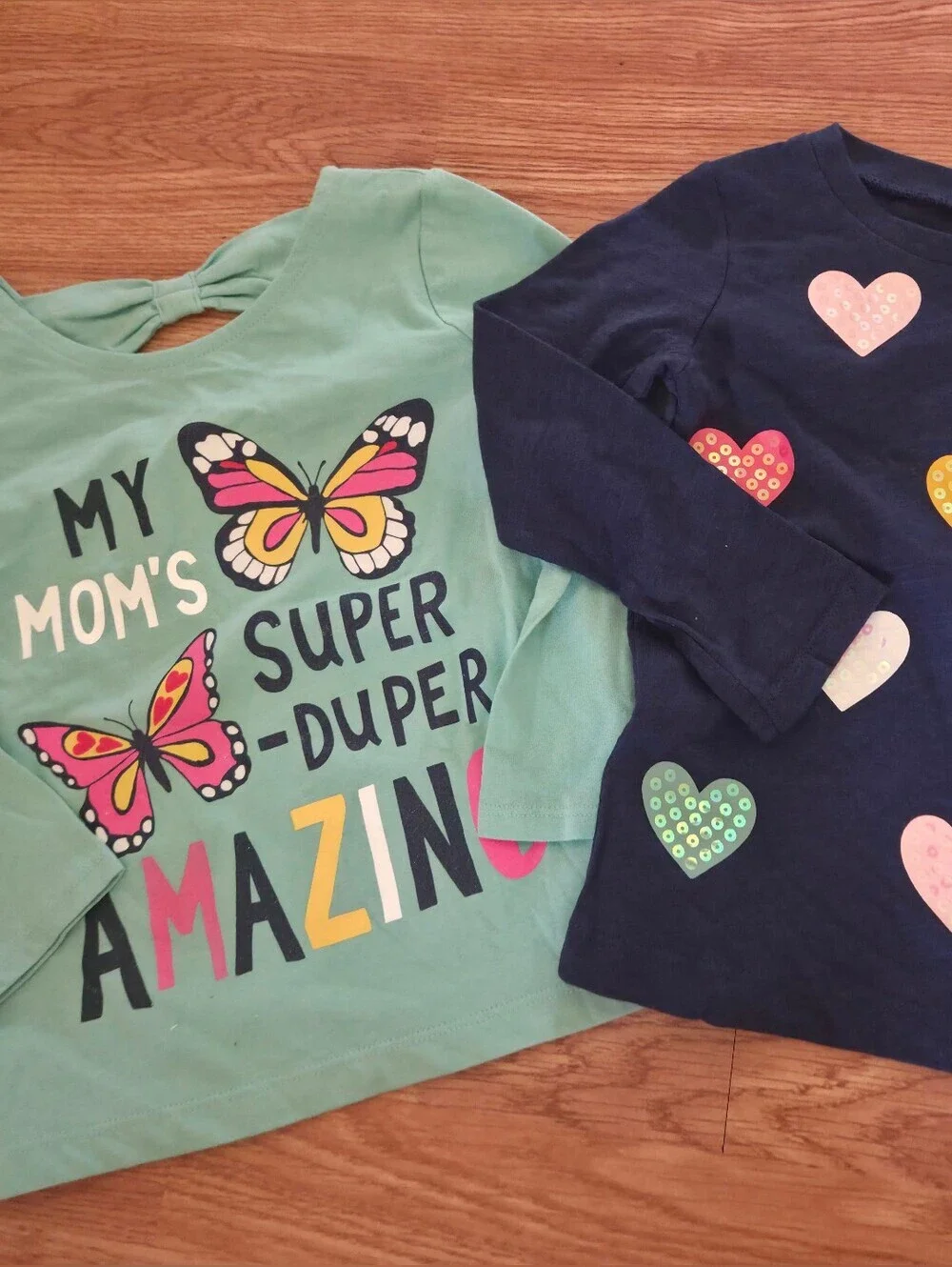 Carter's x Calvin Klein Bundle Girls 3T 5pc Hearts Sparkle Butterfly Sequins